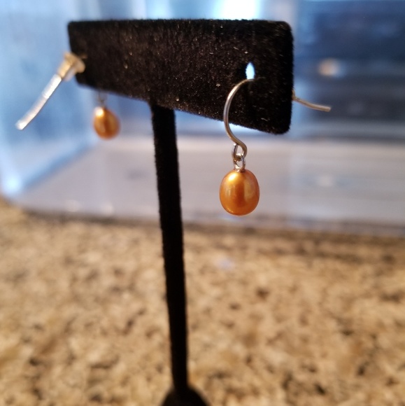 Swarovski Crystal Pearl Earrings - Picture 3 of 6